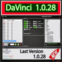New Davinci 1.0.28 SOFTWARE Work With KESS/KTAG/Other ECU Programmer Tool CHIPTUNING REMAPPING REMAP DAVINCI V1.0.28 Activate