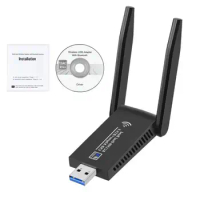 Wireless USB WiFi Adapter Dual Band WiFi Network Card Easy To Install Wireless Adapter WiFi Dongle For Web Browsing And Online