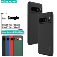 Nillkin for Google Pixel 8 Pro Case Frosted Shield Pro, PC+TPU Hard Protection Back Cover for Pixel 8 Pixel 7 Pro
