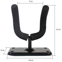Gantungan Hanger Hook Jepit Mount Braket Bracket Pajangan Dinding Tembok Gitar Akustik Elektrik List