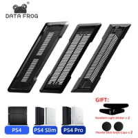 DATA FROG Non-Slip Cooling Bracket Vertical Stand Dock Mount Base Holder For Playstation PS4/PS4 PRO/PS4 Slim Console
