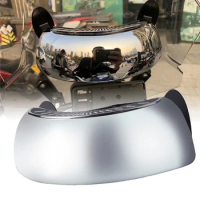 Universal Motorcycle Windshield Rearview Mirrors 180 Wide Angle HD Side Mirror For Nmax xmax 300 benelli trk 502 versys 650