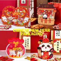 Plastik Goodie Bag Imlek CNY Chinese New Year Xincia Sincia Packaging Ziplock Snack Kue Cookies Zipp