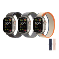 運動錶帶超值組【Apple】Apple Watch Ultra2 LTE 49mm(鈦金屬錶殼搭配高山錶環)