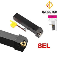 SEL 1212 11 Holder Bubut Insert 11IR Pahat Ulir Gagang Luar Kiri