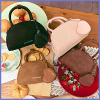 (NEW SUEDE )  Puff Suede กระเป๋าหนังกลับ - The Pastry Studio คําแนะนําการขายที่ร้อนแรงในเดือนนี้