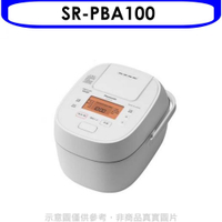 《滿萬折1000》Panasonic國際牌【SR-PBA100】6人份IH壓力鍋電子鍋(無安裝)