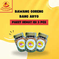 bawang goreng - 3 toples Bawang goreng brebes Premium - bawang goreng bang aryo