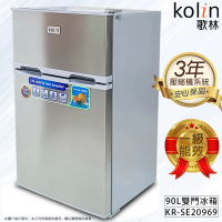 Kolin 歌林 90公升一級能效定頻右開雙門小冰箱(KR-SE20969)