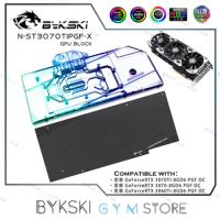 Bykski GPU Water Block For ZOTAC Geforce RTX 3070Ti/3060Ti/3070 8GD6 PGF OC,Full Cover With Backplate VGA Cooler N-ST3070TIPGF-X