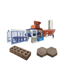 Fully Automatic Cement Concrete Paver Brick Block Making Machine Line Price in China Brick Making Machine Production Line
