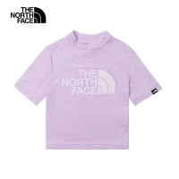 【The North Face 官方旗艦】北面UE女款紫色吸濕排汗舒適透氣短袖T恤｜886APMI