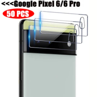 50 Pack for Google Pixel 7a Pro Camera Lens Protector Premium 9H Tempered Glass Camera Lens Cover Google Pixel 6 6.4 Inch 2021