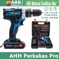 AHH Perkakas Bor Dewalt 10MM Cordless Mesin Baterai Tangan Kabel Listrik Drill Impact Kunci Set