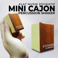 Siap Kirim - Mini Cajon Shaker alat Musik Edukatif Perkusi