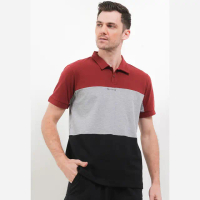 Tolliver Sporty Combo Polo Shirt Pria