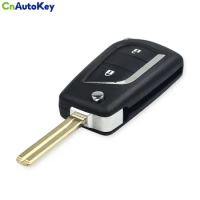 CN007224 2 Button Aftermarket Flip Remote Key for Toyota Innova Crysta 2015 up with blade Toy48 433mhz