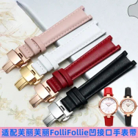 WatchBands for Folli Follie Notch Strap Folli Follie Women's Watch Band Lady Bubble Series 12 16mm W