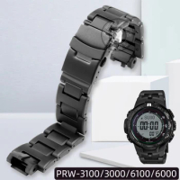 Plastic wathband for casio protrek prw 6000 PRW-3000/3100/6000/6100Y watches Sport wristwatches band Men's Watch Accessories