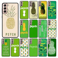 fundas Psych Pineapple fruit Phone Cover For samsung galaxy S24 ULTRA S23PLUS S21 S20fe S20ULTRA S21Fe S22PLUS S23ULTRA cases