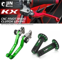 For KAWASAKI KX 65 85 125 250F 450F KX65 KX85 KX125 KX250F KX250 KX450F Motorcycles Dirt Bike Pivot Foldable Brake Clutch Levers