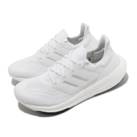 【adidas 愛迪達】慢跑鞋 Ultraboost Light 男鞋 白 全白 緩震 路跑 馬拉松 運動鞋 愛迪達(GY9350)