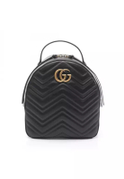 Gucci Pre-Loved Gucci GG Marmont Backpack rucksack leather black