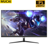 MUCAI 27 Inch Monitor 240Hz LCD Display IPS 280Hz HD Desktop PC Gamer Computer Screen Flat Panel HDMI-Compatible/DP/1920*1080