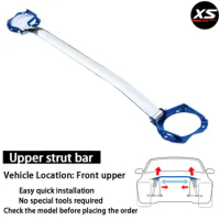 Front Upper Strut Brace For Subaru Forester SJ 2.0T Turbo Engine 2013-2018 Tie Bar Suspension Arm Shock Stabilizer STB Anti Sway