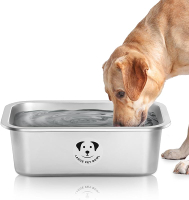Stainless Steel Dog Bowls for Large Dogs High Capacity Metal Dog Food Bowls Dog Food and Water Bowls