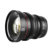 Meike 85mm T2.2 Large Aperture Manual Focus Prime 4K Cine Lens for Olympus Panasonic M43 /Canon RF/Fuji X mount/ Sony E cameras