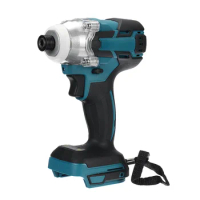 520N.m Brushless Cordless Electric Screwdriver Power Tool Drill Driver 1/4 inch Compatible For Makita 18V Battery