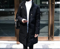 FINDSENSE Z1 韓國 時尚 潮 男 冬季 防寒 保暖 羽絨 90%白鴨絨 立領 拉鏈 羽絨外套