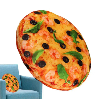 Sáng Tạo Bánh Pizza Sang Trọng Gối Mô Phỏng 3D Thực Phẩm Ném Gối Mềm Đệm Cho Sofa Ghế Xe Phòng Ngủ Phòng Khách Trang Trí Nội Thất Gift1.6