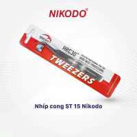 Tiện lợi COMBO 5 Nhíp cong nhặt lông yến Nikodo, nhíp nối mi, gắp linh kiện điện tử, nhíp cong, đầu 