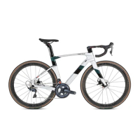 TWITTER-Carbon Fiber Road Bike, High-End, Windbreaker, Race Cycles, Clincher, 700C, Disc Brake, T900, 700C