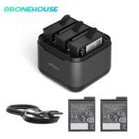Battery Fast Charger Hub For GoPro Hero 12/11/10/9 Charging Dock Charging Stand For DJI Action 4/3 Sports Camera Accessories