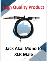 kabel mic premium Jack Akai Mono to XLR male 5M