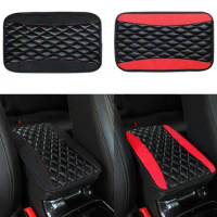 Auto Armrest Cushion Cover Leather Center Console Box Interior Universal Car Rest Pad Arm Soft Accessories Padding Car Prot I7L3
