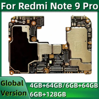 Motherboard for Xiaomi Redmi Note 9 Pro, Original Mainboard PCB Module, Snapdragon 720G Processor, 64GB, 128GB ROM
