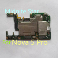For Nova 5/Pro Original Unlocked Motherboard Work Well Mainboard Circuit Logic Board for Huawei Nova 5 Pro RAM 8GB Mainboard