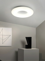 北歐極簡臥室燈現代簡約家用日式led吸頂燈極簡超薄圓形房間燈具