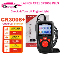 CR3008 PLUS LAUNCH X431 OBD2 Car Scanner Auto OBDII EOBD Code Reader Diagnostic Tools Check Engine Light PK CR3001 KW850 KW310