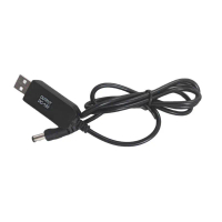 5.5*2.1มม WiFi TO Power Bank สายเคเบิลเชื่อมต่อ DC 5V ถึง9/12V เป็นต้น USB Boost Converter Boost CAB