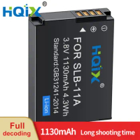 HQIX for Samsung WB600 EX1 TL240 WB610 WB650 WB660 WB1000 WB2000 WB5000 WB5500 HZ25W Camera SLB-11A Charger Battery