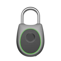 Smart Lock Keyless Fingerprint Lock Anti-Theft Security USB Rechargeable Padlock Home Door Bag Luggage Case Lock, Door-Padlocks