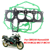 For Honda CBR250 CBR250RR Hornet250 MC14 MC17 MC19 MC22 Motorcycle Engine Head Cylinder Block Cover Gasket kit Cylinder Gasket
