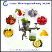 Manual stainless steel healthy wheat grass juicer