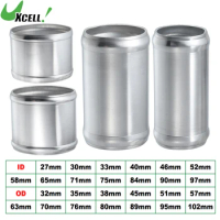 UXCELL 27mm-97mm ID 32mm-102mm OD Car Adapter Joiner Pipe Universal 76mm Length Connector Tubing Adapter Aluminum Alloy