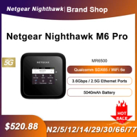 New Netgear Nighthawk MR6500 M6 Pro Unlocked WiFi Router Global 5G Band mmWave Sub6 WiFi6e 3.6Gbps 2.5G Ethernet Port SDX65
